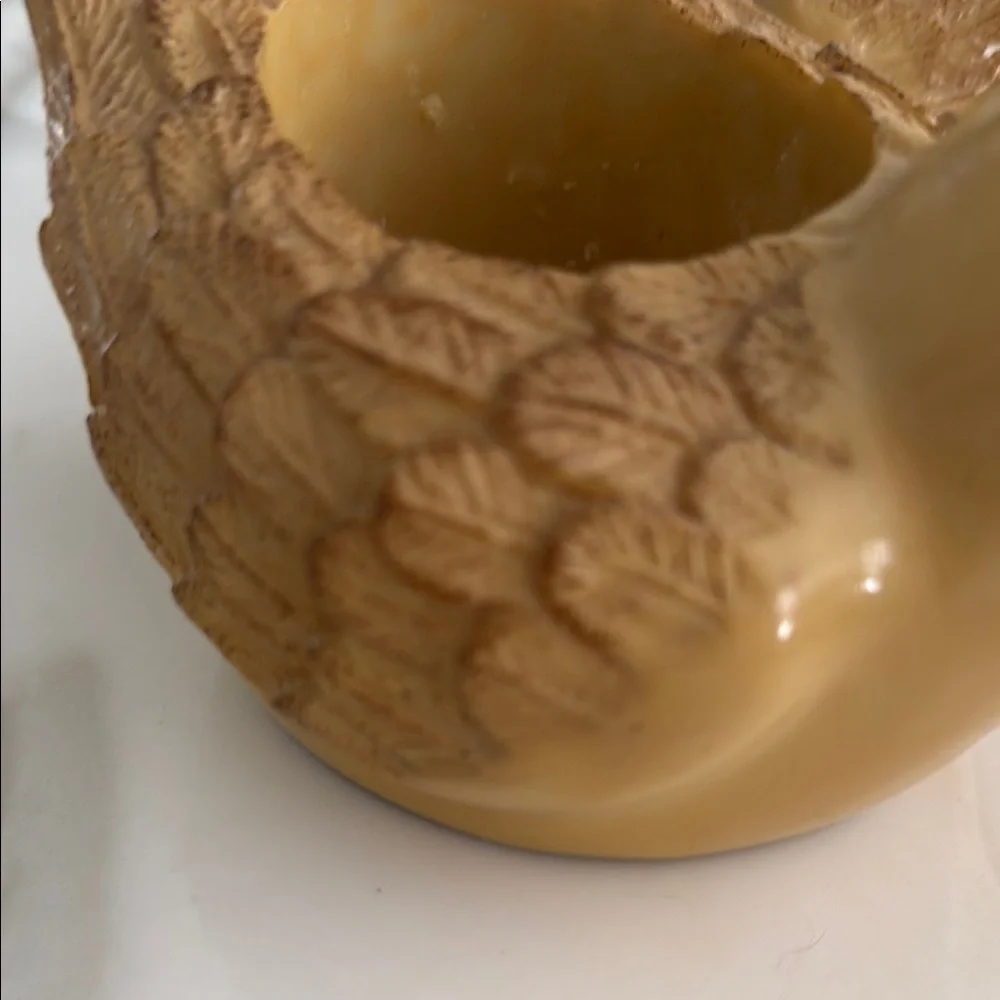 Set of Two Yellow Bird Candle Holders - Picture 2 of 3
